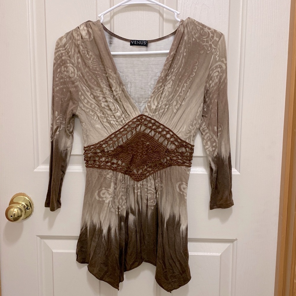 Trendy Venus 3/4 sleeve top